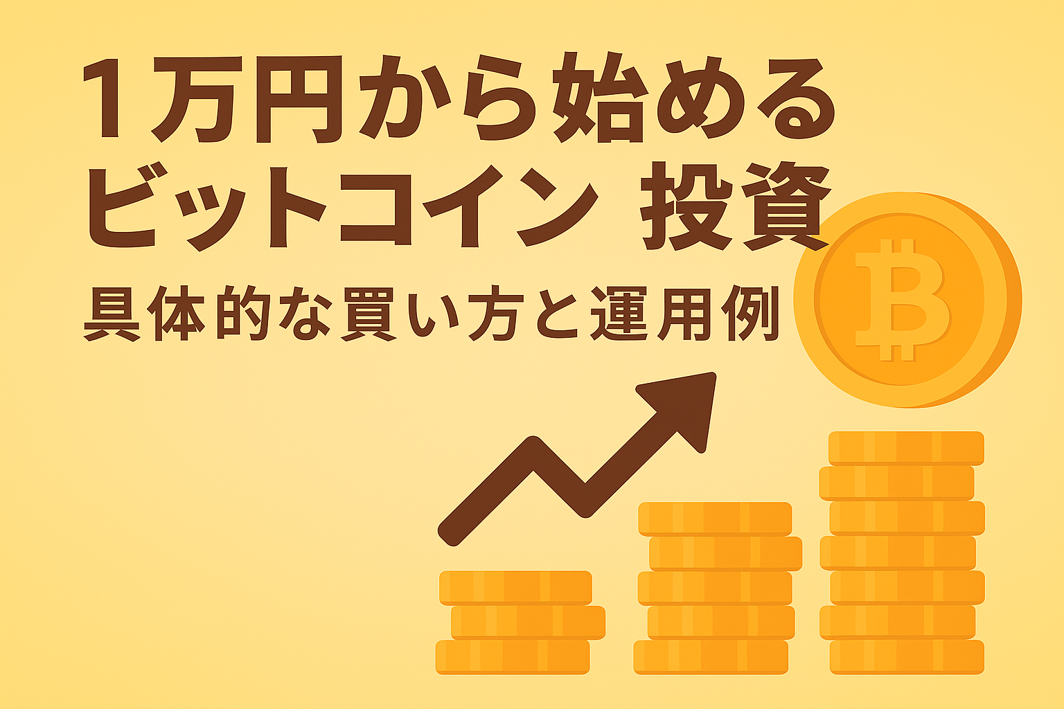 １万円からはじめるビットコイン投資
