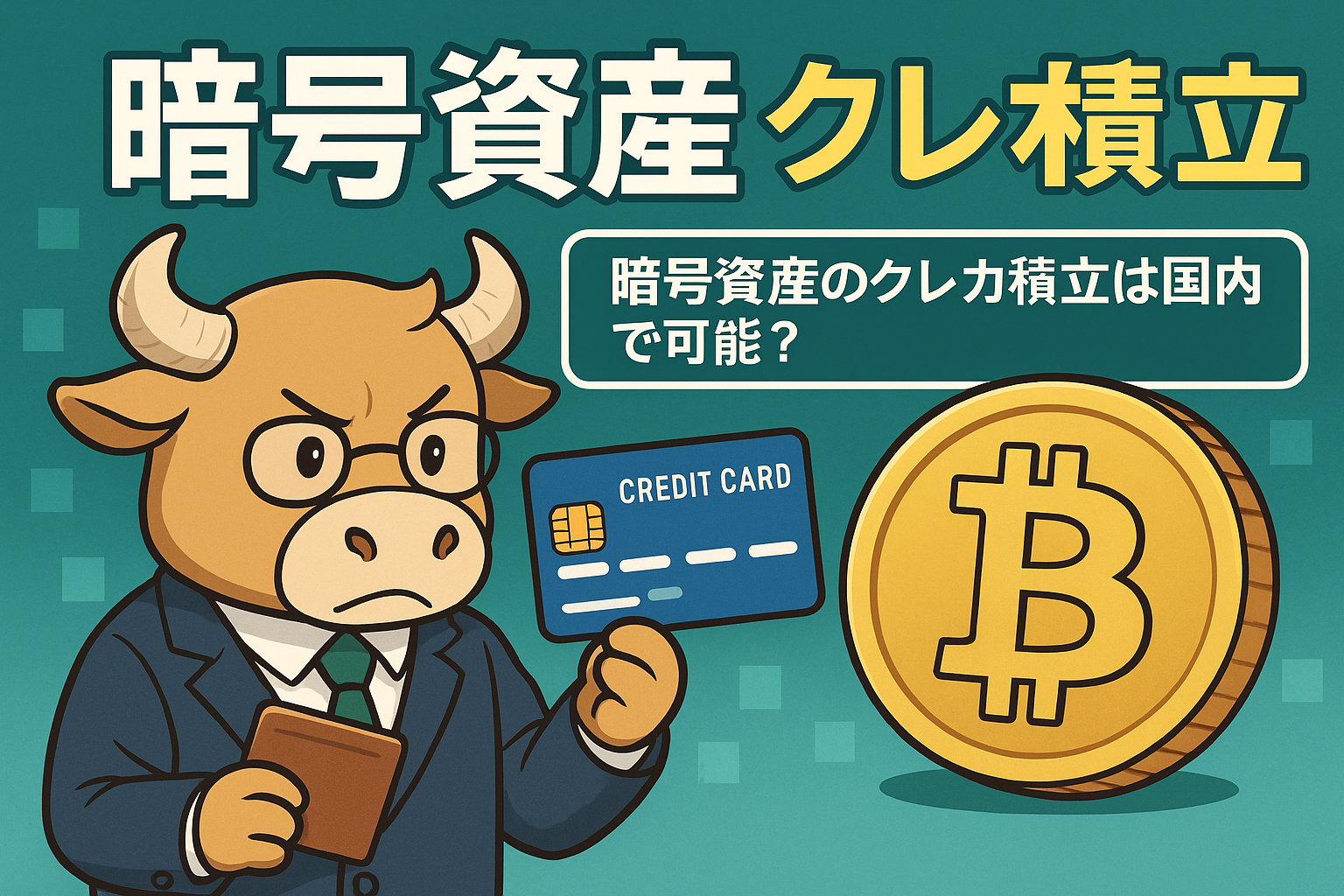 暗号資産のクレカ積立はできるの？