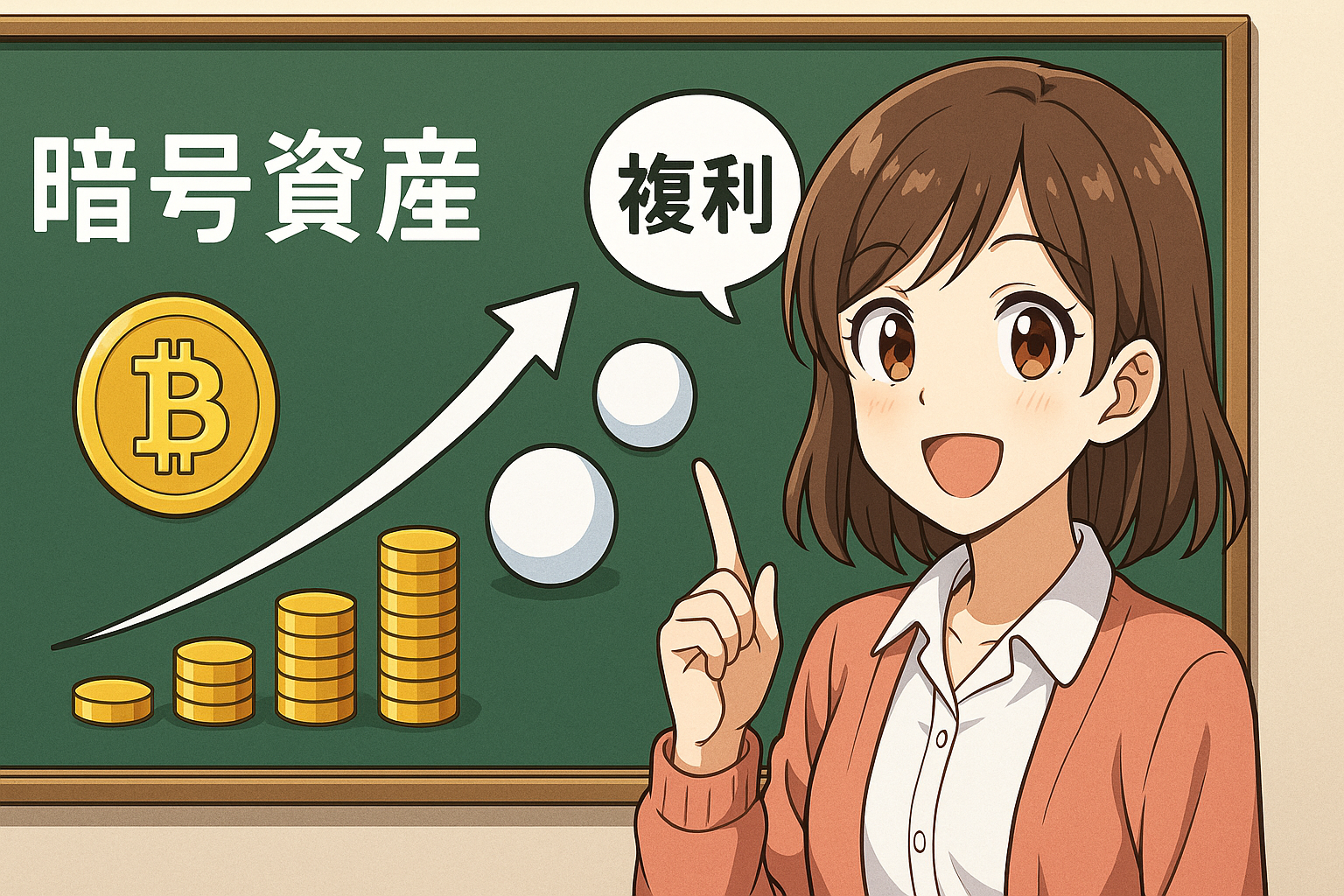 暗号資産を複利で稼ぐ