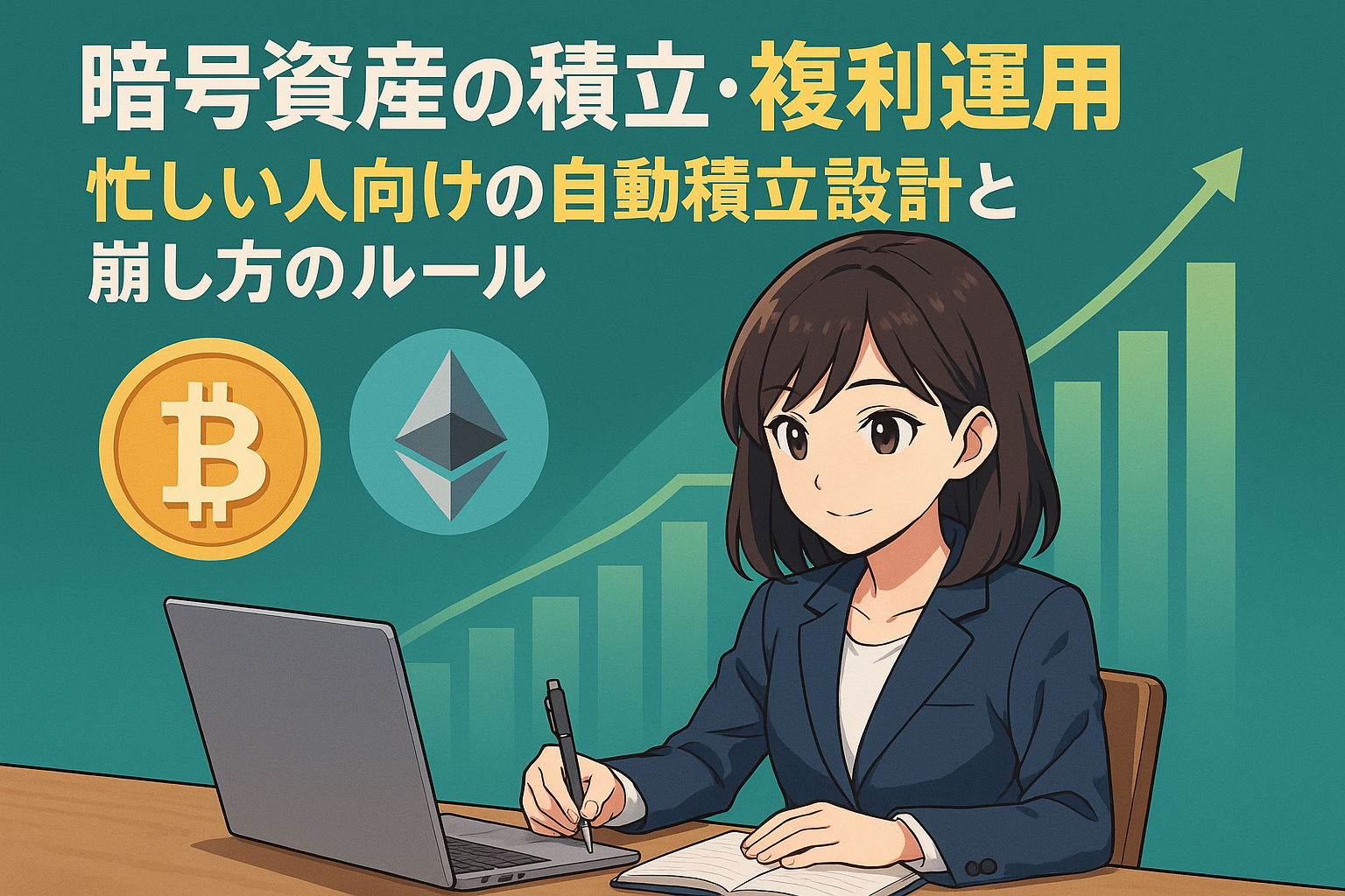 暗号資産の積立・複利運用