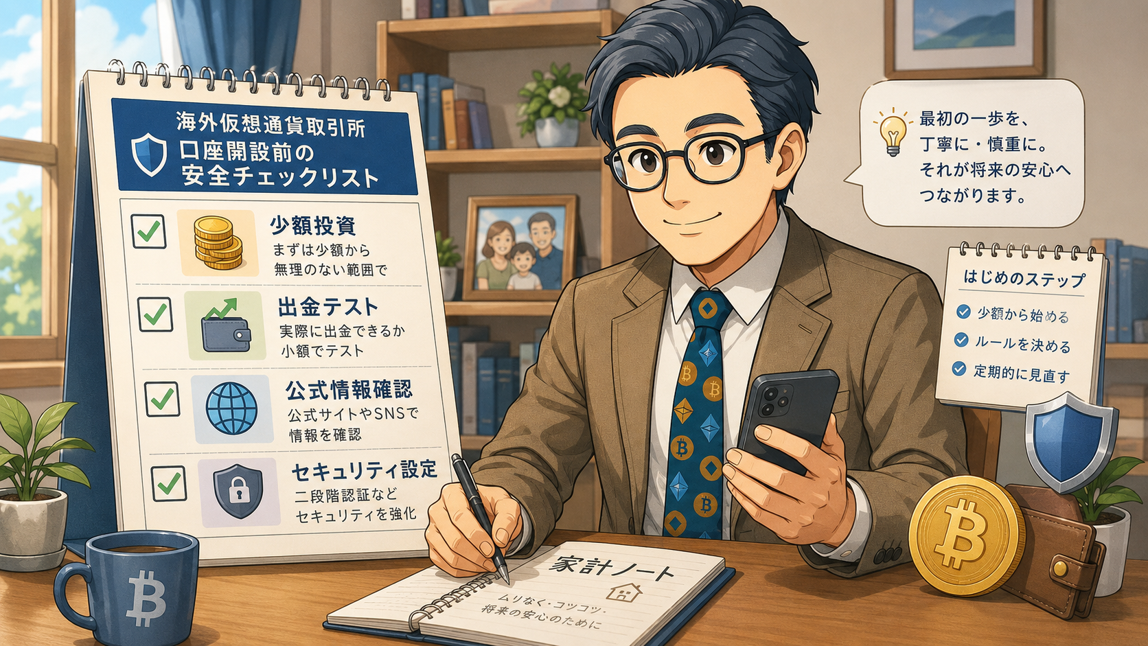 Bybitなど海外暗号資産取引所の口座開設前に確認したい安全チェックリストの挿絵