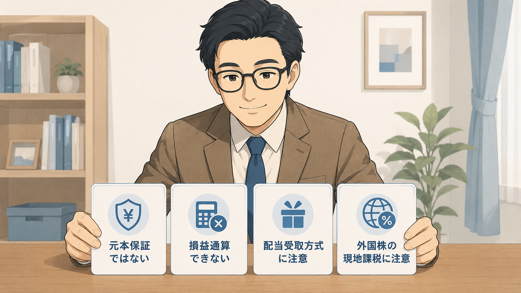 新NISAの非課税で注意したい元本保証や損益通算、配当受取方式、外国株課税のポイント