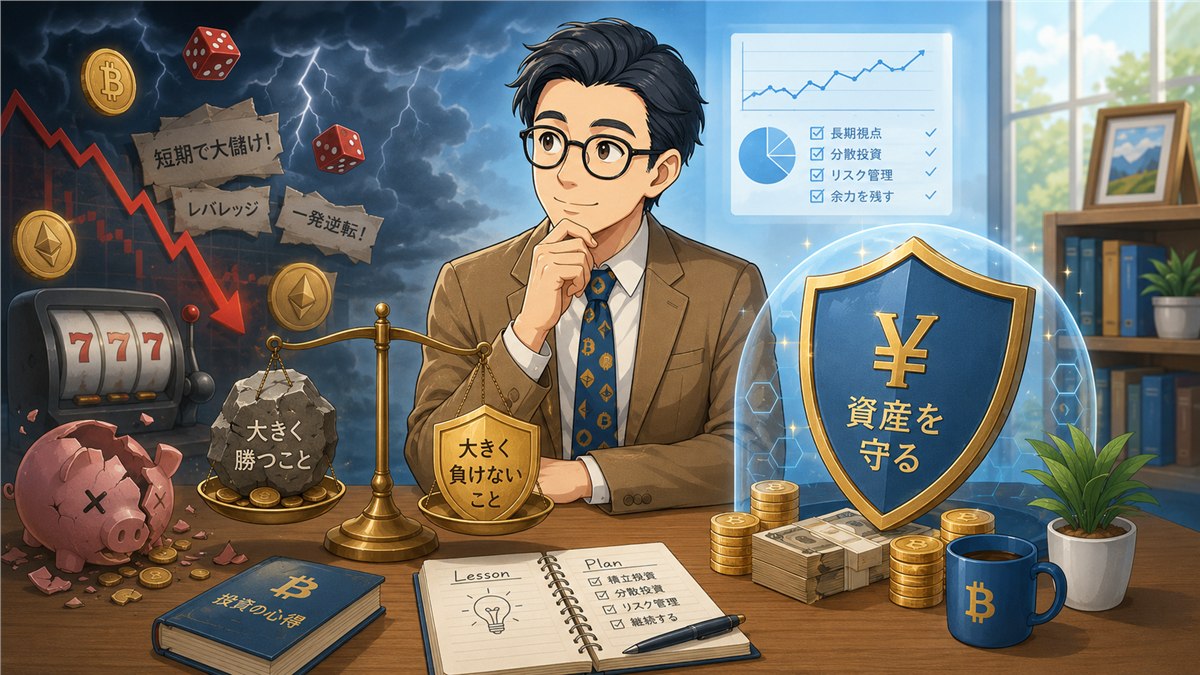 一発逆転ではなく大きく負けない投資で資産を守る考え方