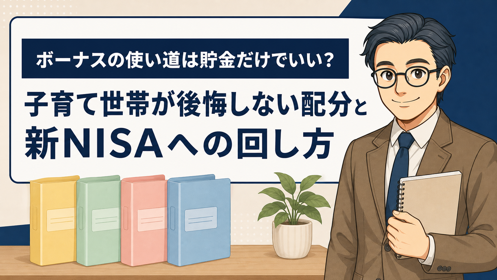 ボーナスの使い道を考えるブロックチェーン父さんのアイキャッチ画像