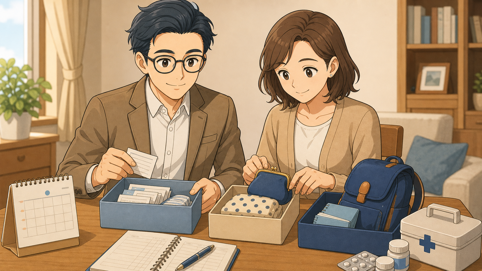 生活費・緊急用資金・教育費を分ける夫婦