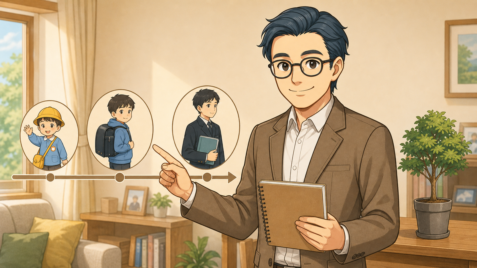 子どもの成長に合わせた教育費と老後資金の見直しを考えるBC父さん