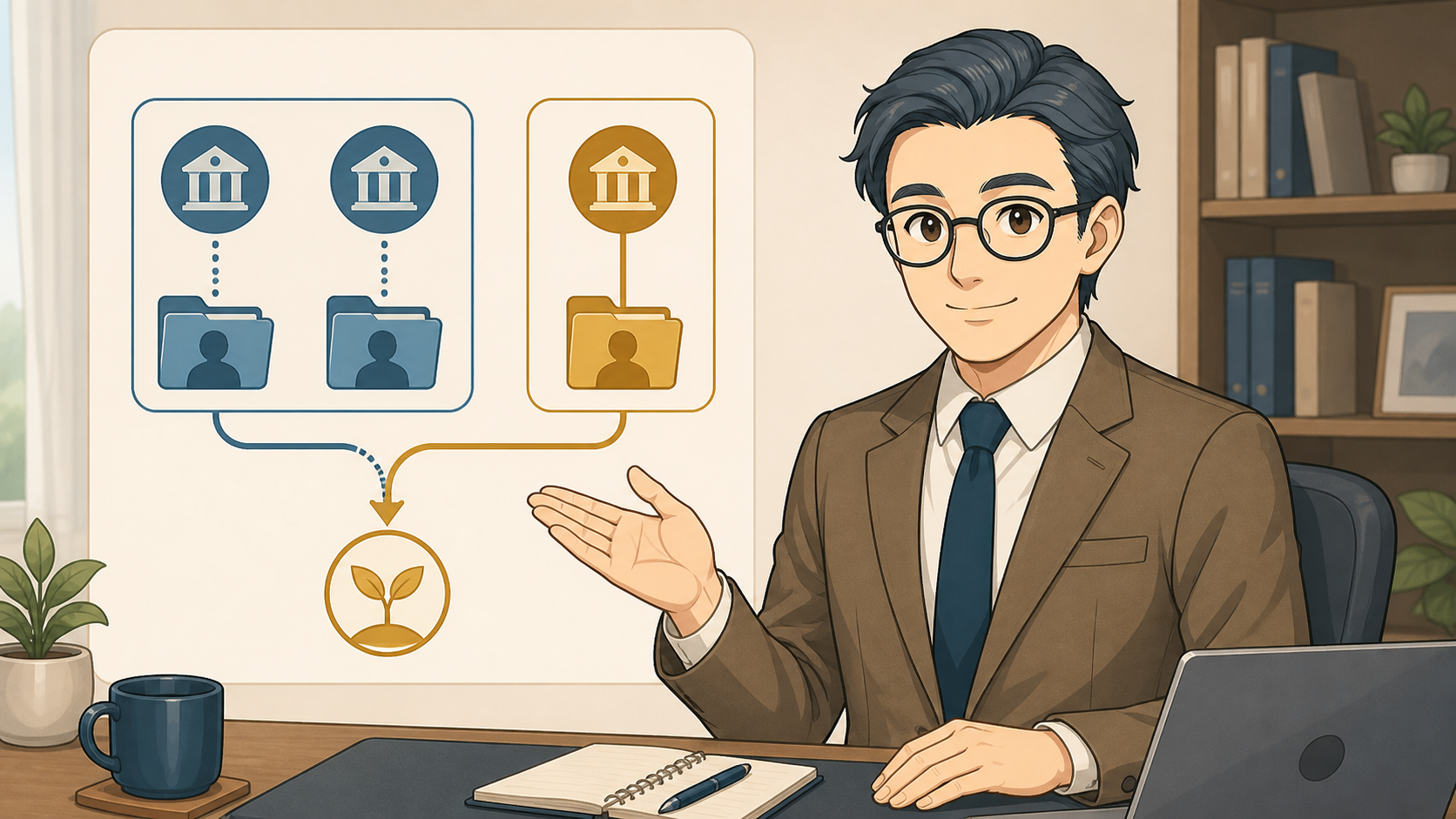 証券総合口座を複数持つことと新NISAを使える金融機関が年に1社であることの違い