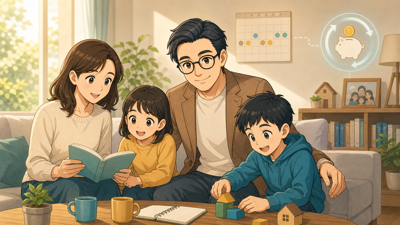 自動積立を続けながら家族との時間を楽しむBC父さん一家