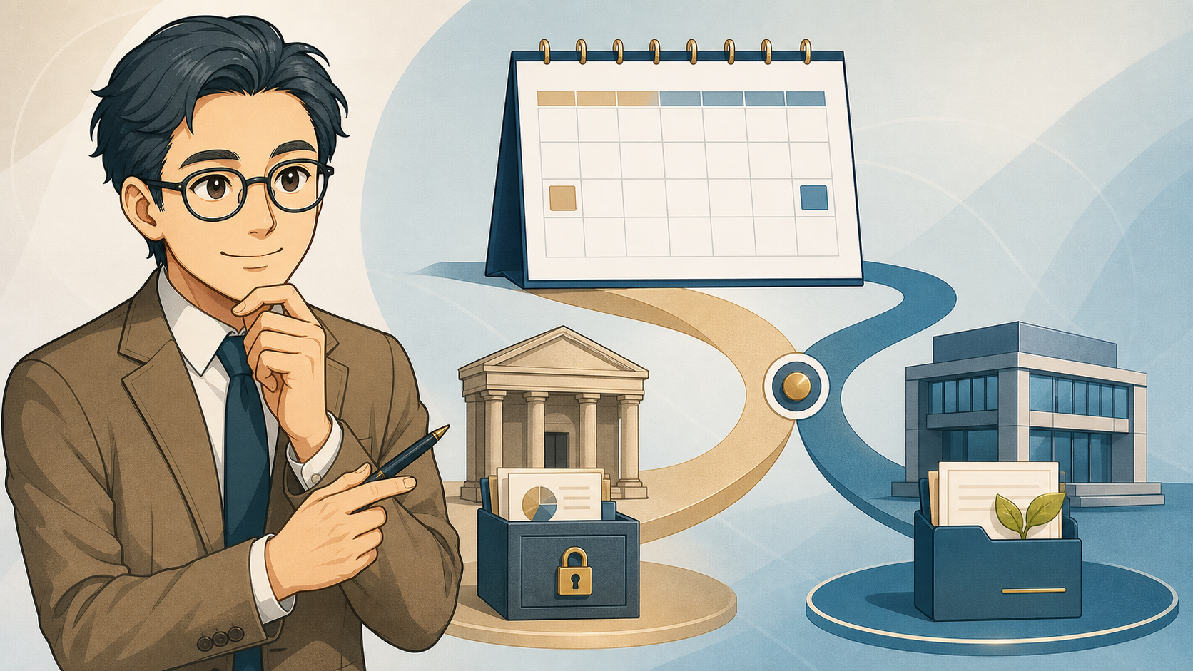 新NISAの金融機関変更と旧口座に残る保有商品のイメージ