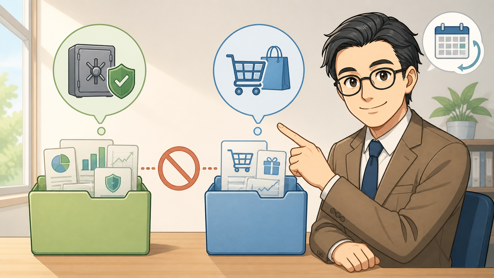 変更前に保有したNISA商品と新しい積立設定の扱いを解説するブロックチェーン父さん