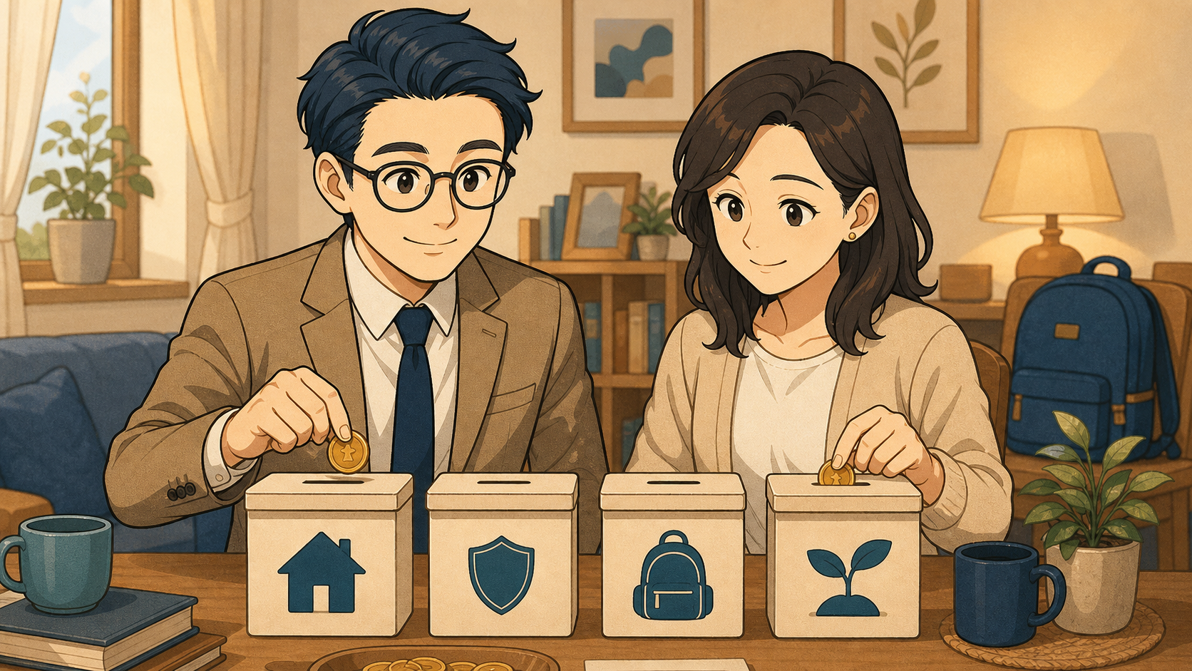 子育て世帯の家計用挿絵
