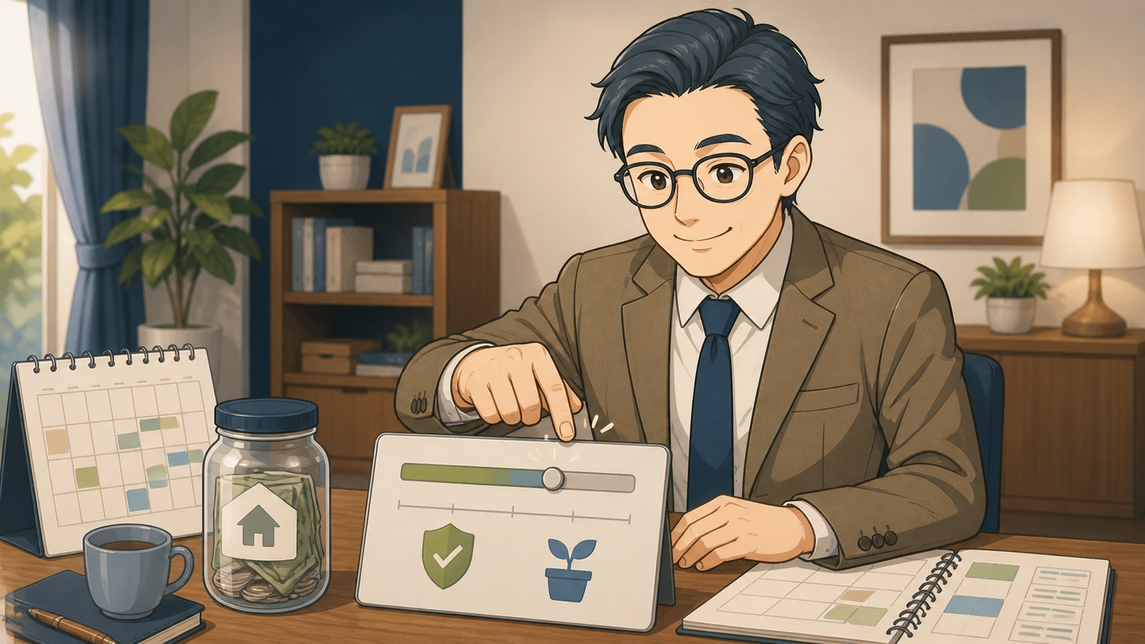 家計の余力に合わせて積立額を調整するブロックチェーン父さん