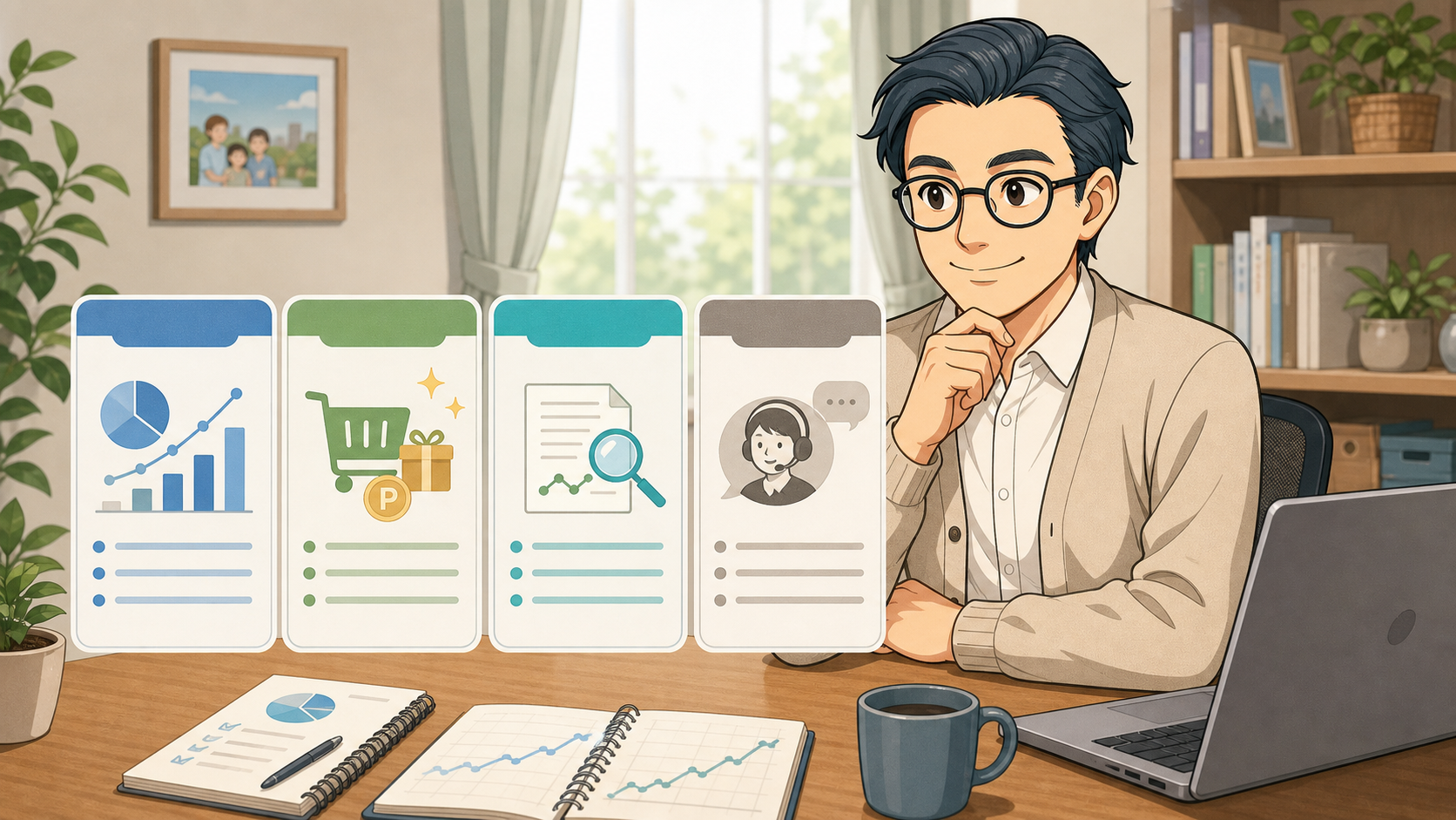 4社の証券会社をタイプ別に比較するブロックチェーン父さん