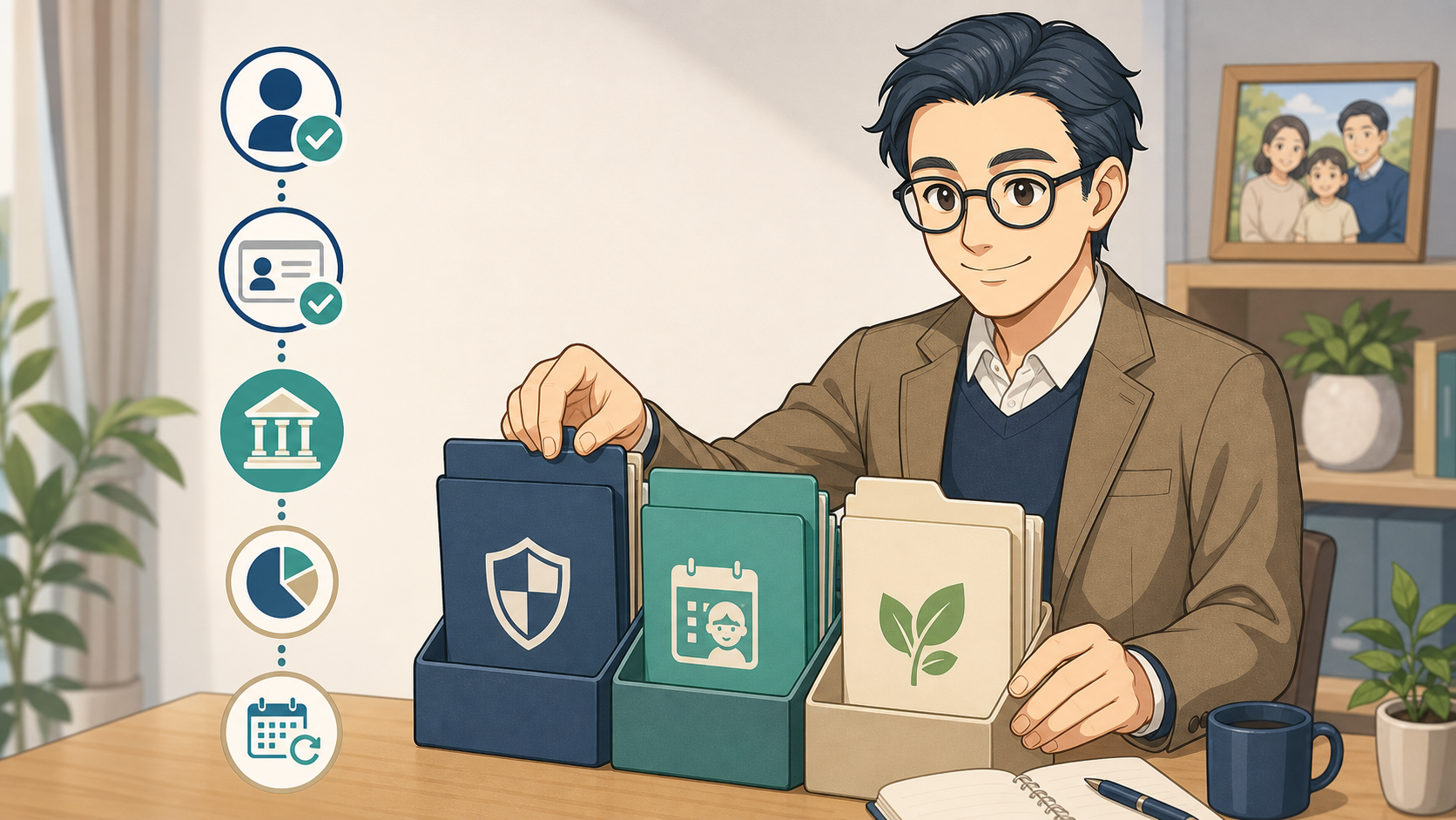 生活防衛資金と教育費を分けて新NISAを始める準備をするブロックチェーン父さん