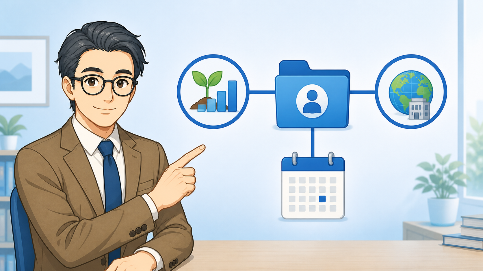 一つのNISA口座で二つの投資枠を使う仕組みを確認する会社員